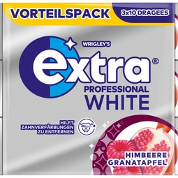 EXTRA Professional White Multipack Himbeere Granatapfel 3x10 Dragees image