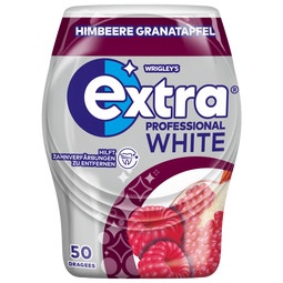 EXTRA Professional White Dose Himbeere Granatapfel 50 Dragees image