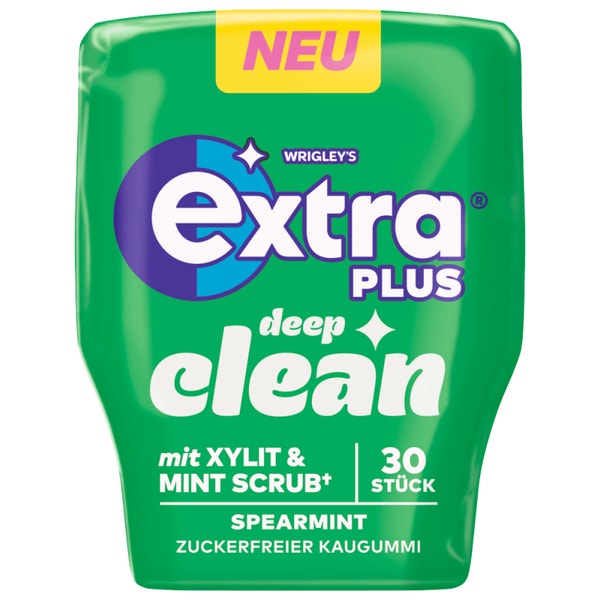EXTRA Plus Dose Deep Clean Spearmint 30 Dragees