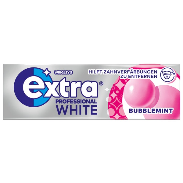 EXTRA Professional White Bubblemint 10 Dragees