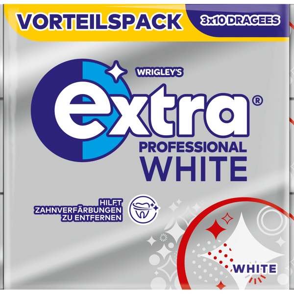 EXTRA Professional White Multipack 3x10 Dragees