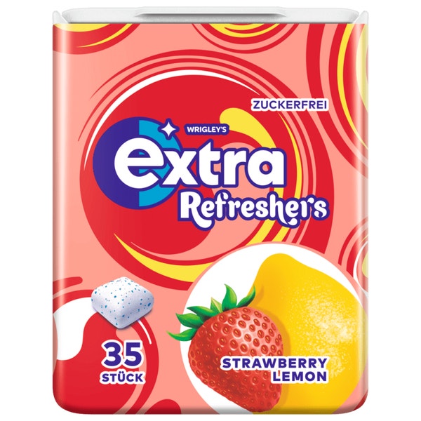 EXTRA Refreshers Strawberry Lemon 35 Dragees