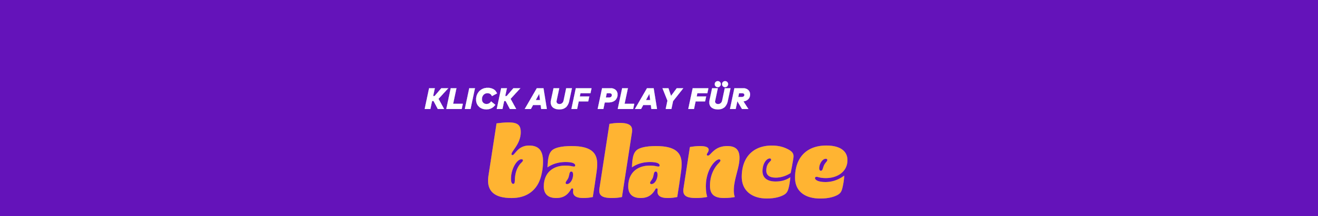 ausgewogenheit